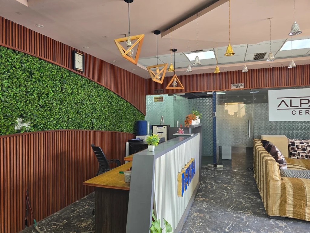 Devsha Business Park lobby and reception — Sector 63, Noida
